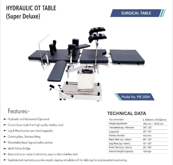 Madinain Hydraulic OT  Surgical Table